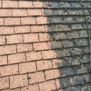 Roof tile high pressure cleaning